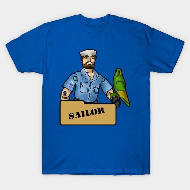 The Quintessential Sailor and his Polly T-Shirt by annadrewthat